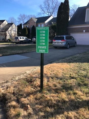 We can give your neighborhood some fresh signage! Keep your visitors informed of where to go with clean, easy to read signs.
