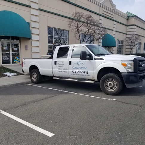 Vehicle graphics are a moving billboard for your company. Be sure to brand your fleet and get your services/message out there! Truck pictured is MV Constructions new fleet truck. 