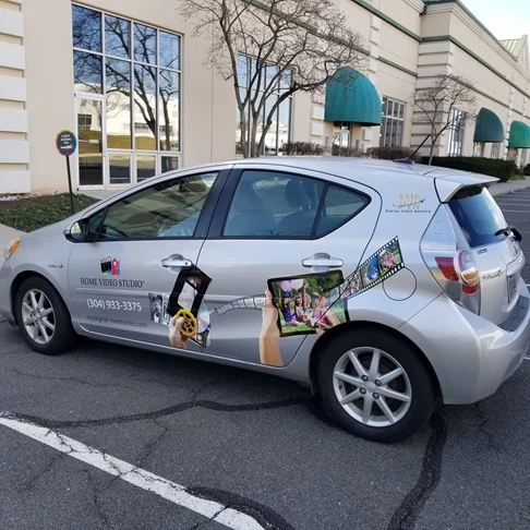 Our friend Jeff at Home Video Studio needed to brand his car with the unique video services he provides. We had to make sure the graphics were unique to match!